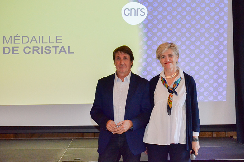 Thierry Gil et Adeline Nazarenko, directrice de CNRS Sciences informatiques